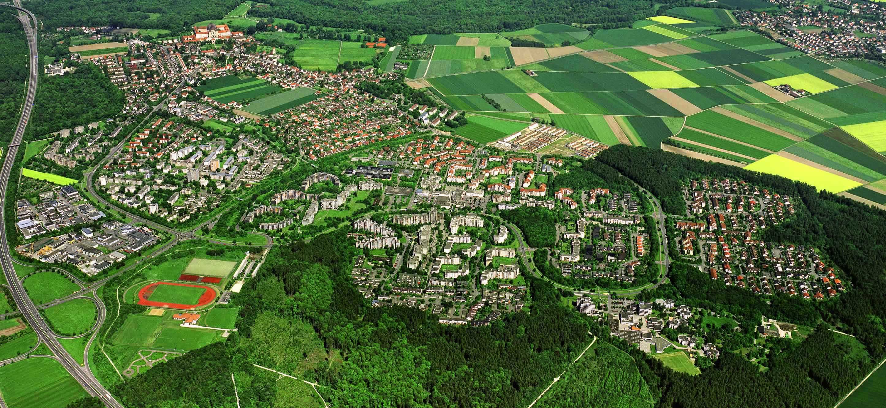 Luftbild von Ulm-Wiblingen